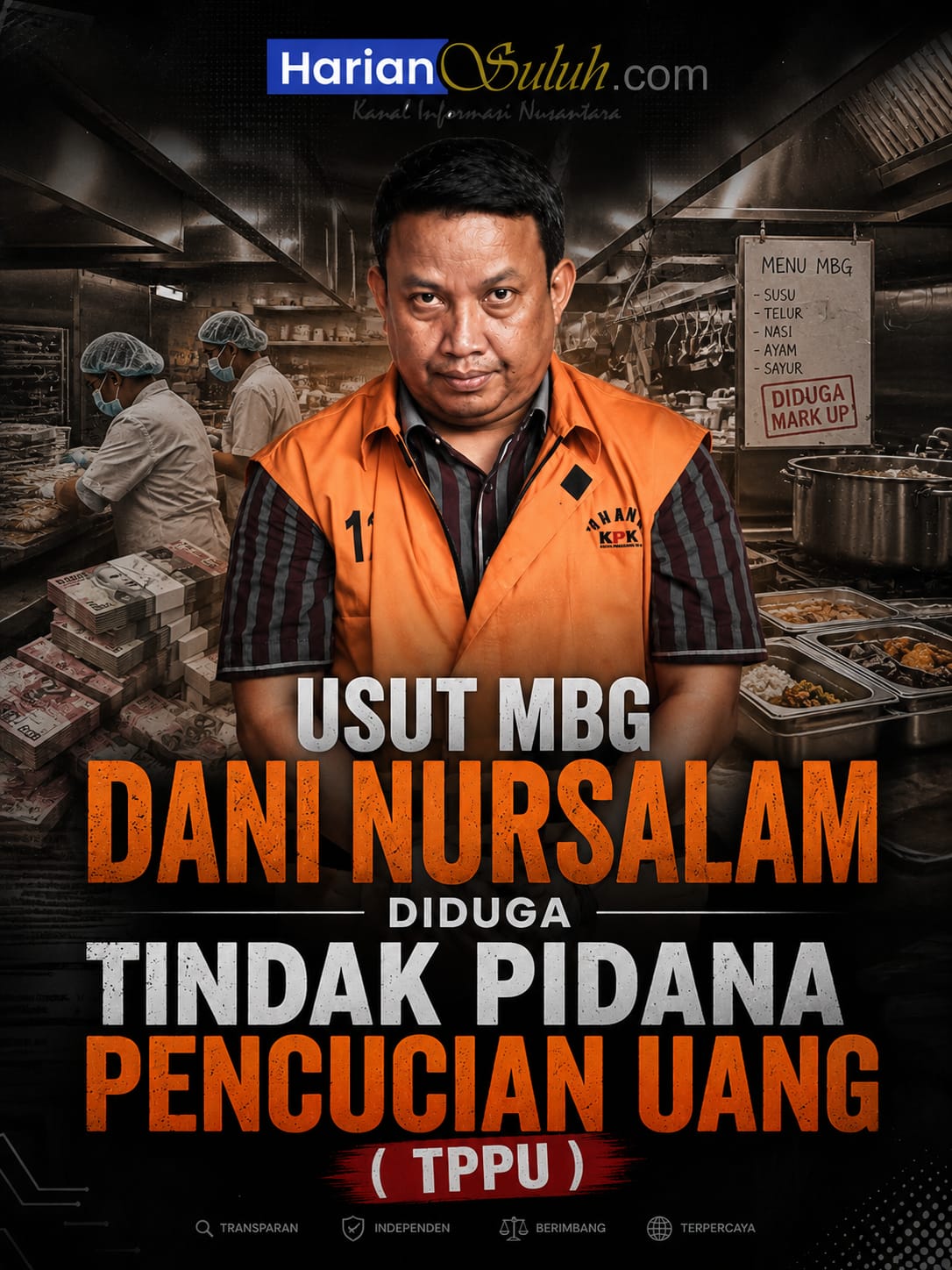 fmmnews.com | Usut Tuntas MBG Dani Nursalam, Diduga Terlibat Tindak Pidana Pencucian Uang (TPPU)
