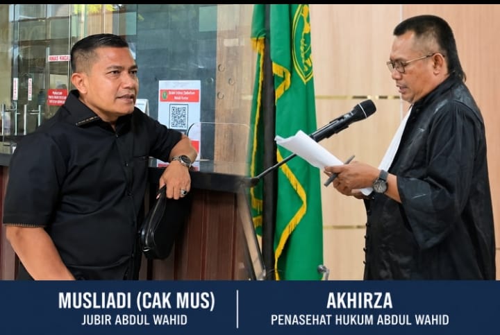 fmmnews.com | Tim Advokat Optimistis Abdul Wahid Bebas, Pledoi Disebut Akan Bongkar Fakta Persidangan Secara Utuh