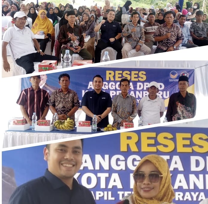 fmmnews.com | Serap Aspirasi Warga, Anggota DPRD Pekanbaru Muhammad Rizki Rinaldi Gelar Reses di Kelurahan Sialang Sakti