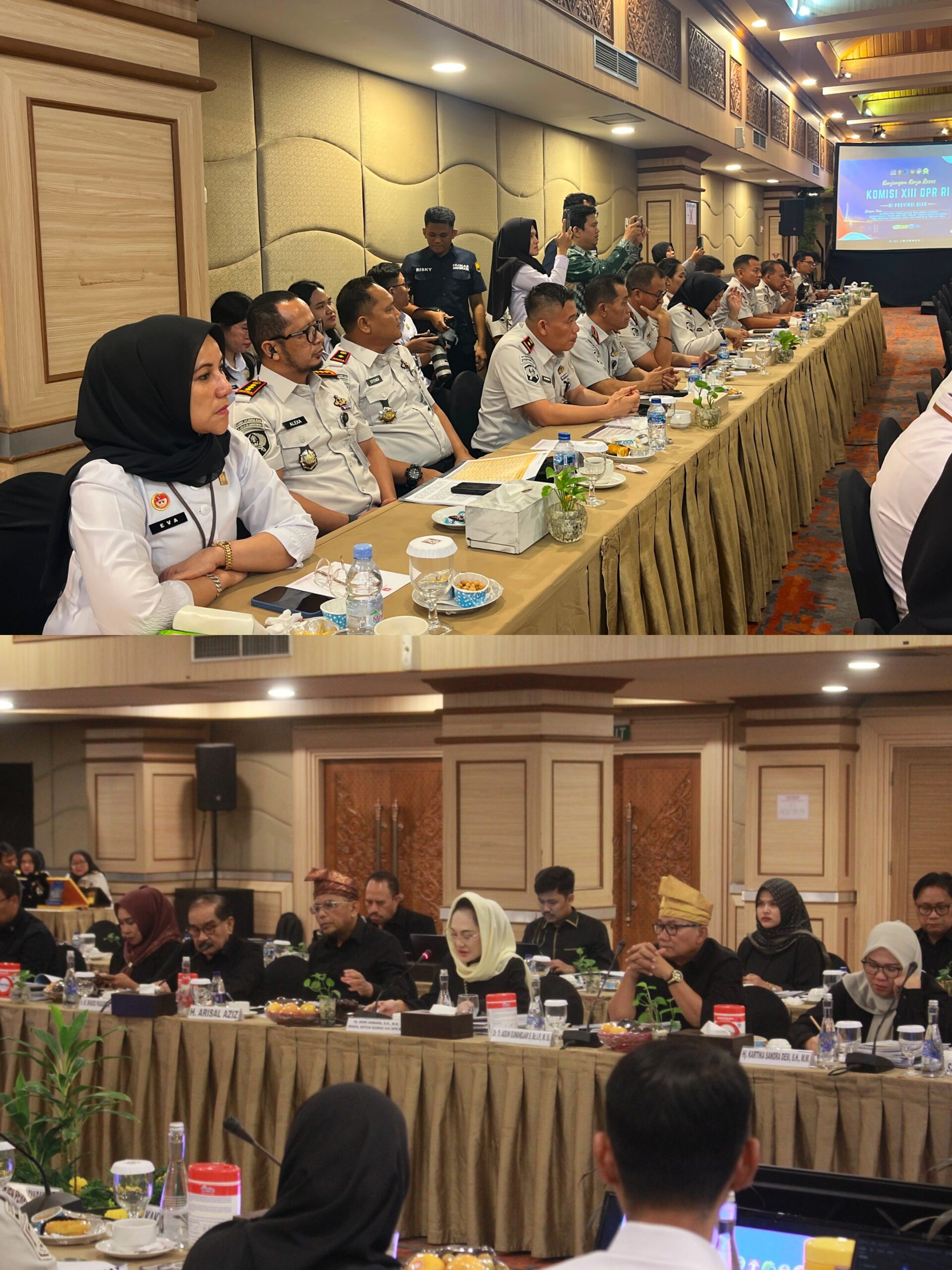  | KALAPAS BANGKINANG HADIRI RAPAT DENGAR PENDAPAT KOMISI XIII DPR RI BERSAMA KANWIL DITJENPAS RIAU