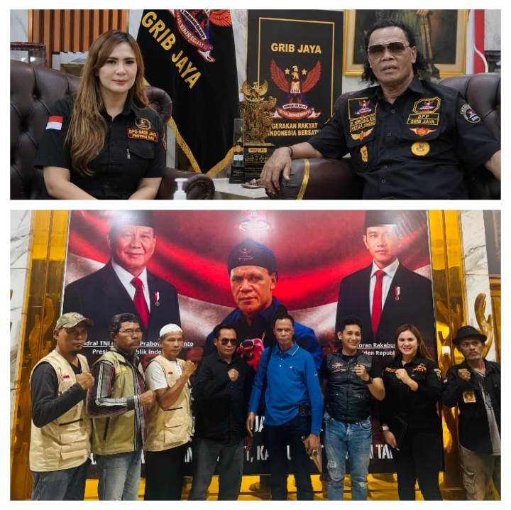  | Datin Imelda Samsi S.E Temui Ketum GRIB JAYA H. Hercules R Marshal di Jakarta, Luruskan Polemik Internal DPD Riau: "Tidak Ada Perintah Pecat-Memecat"