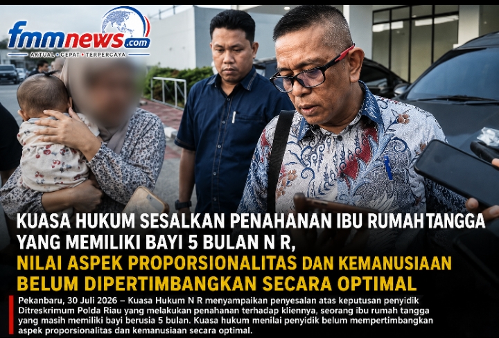  | Kuasa Hukum Sesalkan Penahanan N R, Nilai Aspek Proporsionalitas dan Kemanusiaan Belum Dipertimbangkan Secara Optimal
