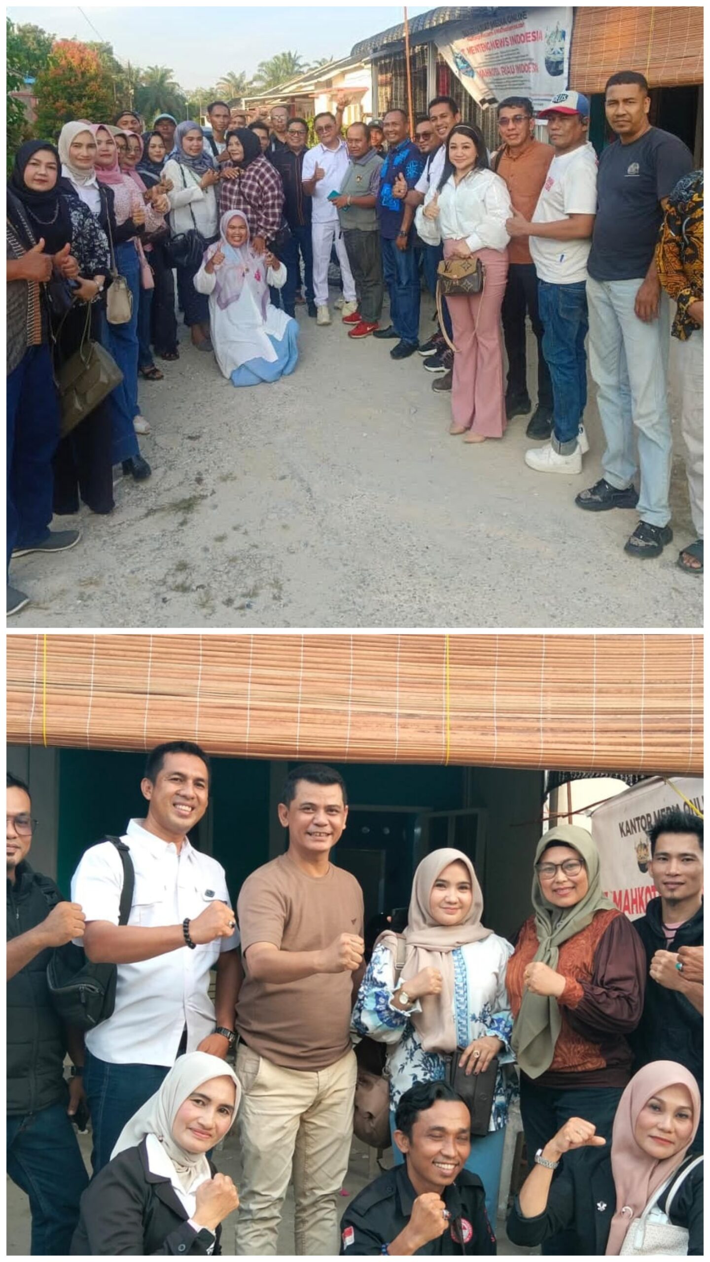  | Keakraban Terlihat di Kediaman Daeng Johan dan Desi Novita, Puluhan Awak Media Hadiri Doa Syukuran Rumah Baru