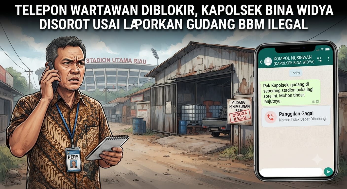  | SANGGAHAN ATAS PEMBERITAAN TERKAIT DUGAAN PEMBLOKIRAN NOMOR TELEPON WARTAWAN DAN GUDANG BBM ILEGAL DI WILAYAH BINA WIDYA