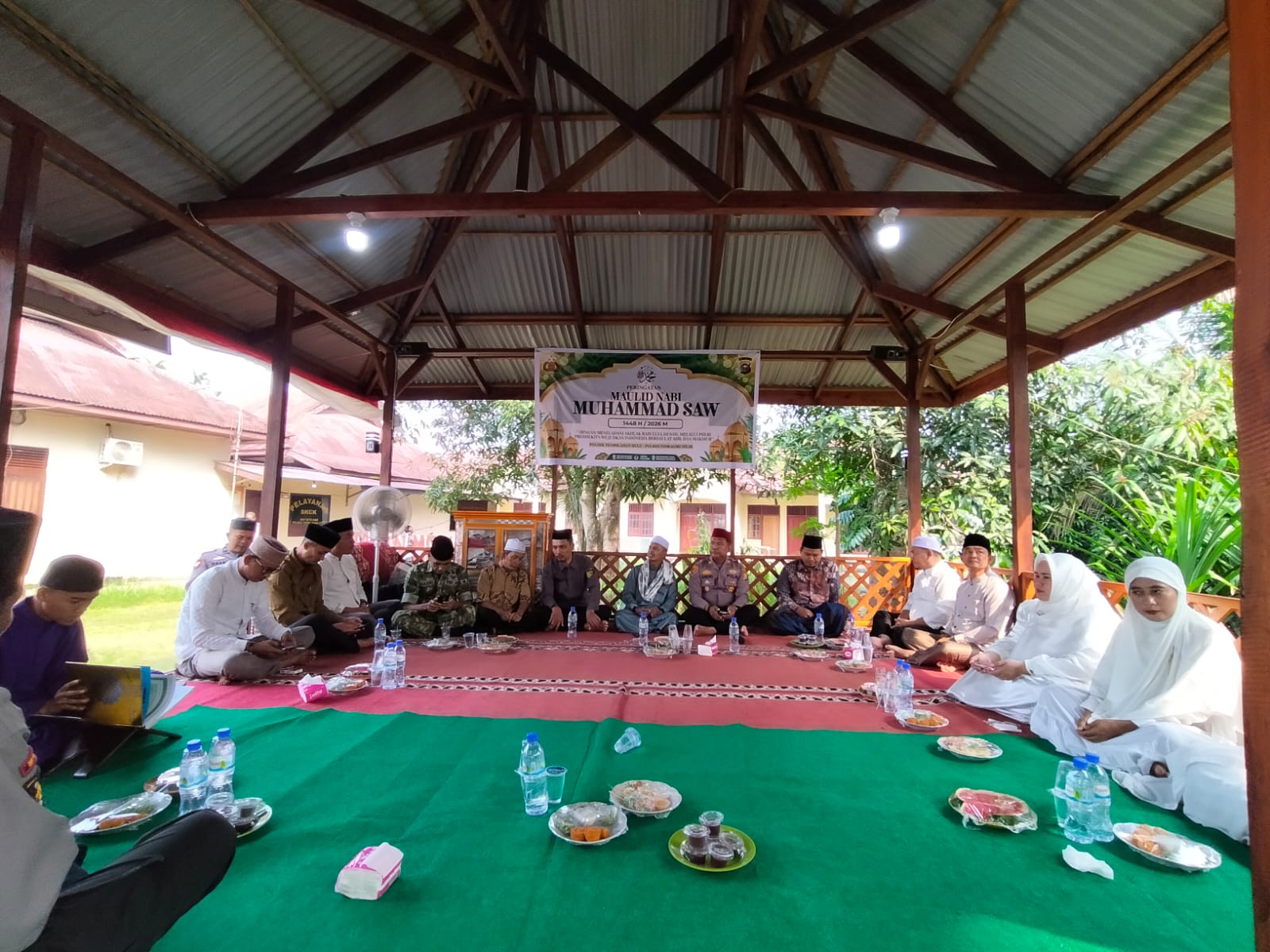 | Maulid Nabi 1448 H di Pondok Al-Insyirah Polsek Tembilahan Hulu, IPTU Andrianto Perkuat Sinergitas dan Tekankan Pencegahan Karhutla