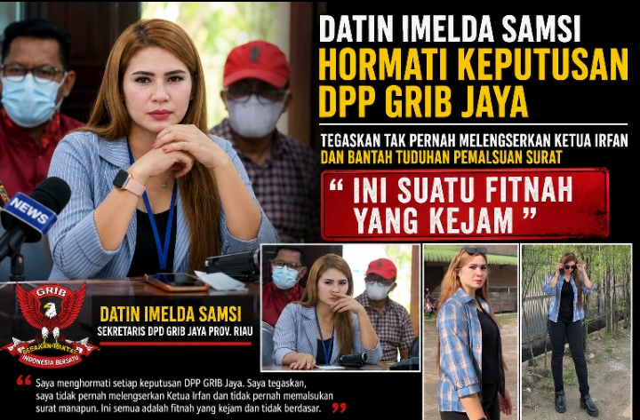  | Datin Imelda Samsi S.E Angkat Bicara! Bantah Fitnah Pemalsuan Surat dan Tudingan Melengserkan Ketua Irfan: "Saya Tidak Pernah Berkhianat, Saya Hanya Menjalankan Mandat DPP"