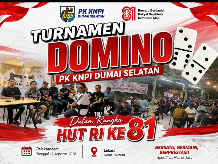  | PK KNPI Dumai Selatan Gelar Turnamen Domino, Wujudkan Kebersamaan Pemuda dan Masyarakat