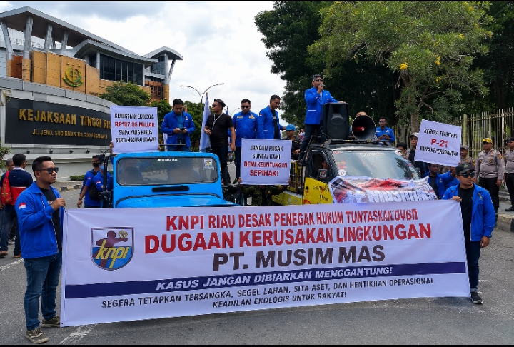  | KNPI Riau Desak Penegak Hukum Tuntaskan Dugaan Kerusakan Lingkungan PT Musim Mas, Kasus Jangan Dibiarkan Menggantung