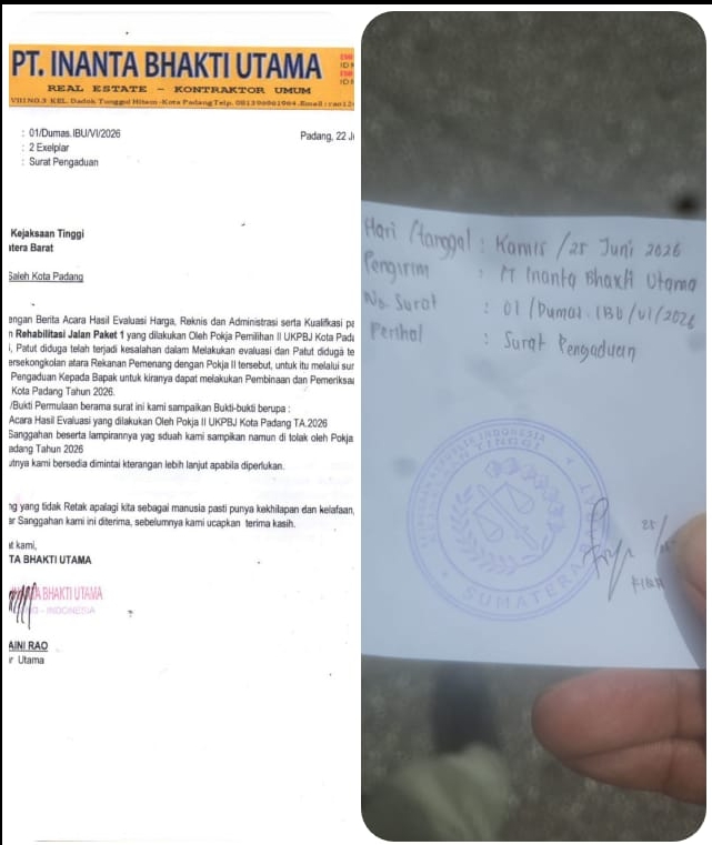  | Dumas Dugaan KKN di Dinas PUPR Padang Tak Kunjung Jelas, Kinerja Kejati Sumbar Dipertanyakan