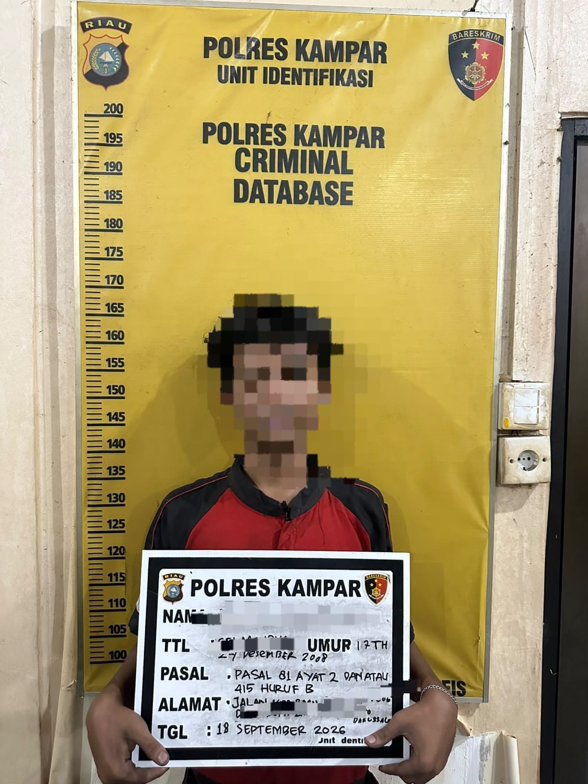| Polres Kampar Tangkap Pelaku Pencabulan, Pelaku dan Korban Sama-sama Anak Dibawah Umur | Polres Kampar Tangkap Pelaku Pencabulan, Pelaku dan Korban Sama-sama Anak Dibawah Umur