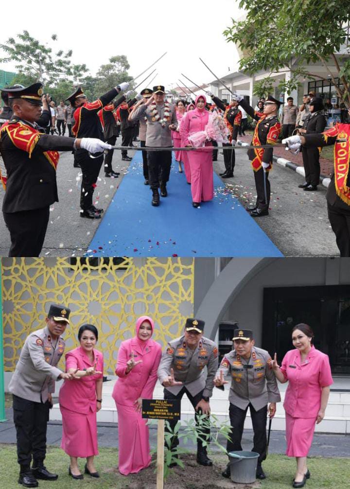 | Estafet Kepemimpinan Bergulir, Kapolda Riau Pimpin Sertijab Wakapolda Riau, Irwasda, Karo SDM hingga Kapolres | Estafet Kepemimpinan Bergulir, Kapolda Riau Pimpin Sertijab Wakapolda Riau, Irwasda, Karo SDM hingga Kapolres