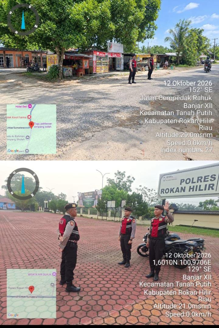 | Patroli Preventif Jaga Jalur Lintas Riau–Sumut, Polres Rokan Hilir Hadir Lebih Dulu Sebelum Gangguan Terjadi | Patroli Preventif Jaga Jalur Lintas Riau–Sumut, Polres Rokan Hilir Hadir Lebih Dulu Sebelum Gangguan Terjadi
