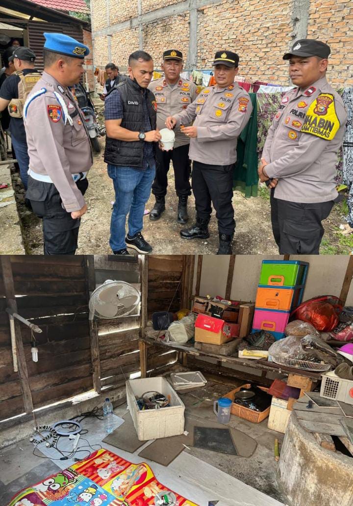 | Cegah Peredaran Narkoba, Polsek Perhentian Raja Gelar Razia di Desa Hangtuah | Cegah Peredaran Narkoba, Polsek Perhentian Raja Gelar Razia di Desa Hangtuah