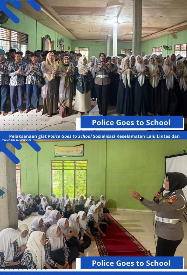| Jadilah Pelopor Keselamatan — Polres Kampar Tanamkan Disiplin Berlalu Lintas ke Generasi Muda | Jadilah Pelopor Keselamatan — Polres Kampar Tanamkan Disiplin Berlalu Lintas ke Generasi Muda